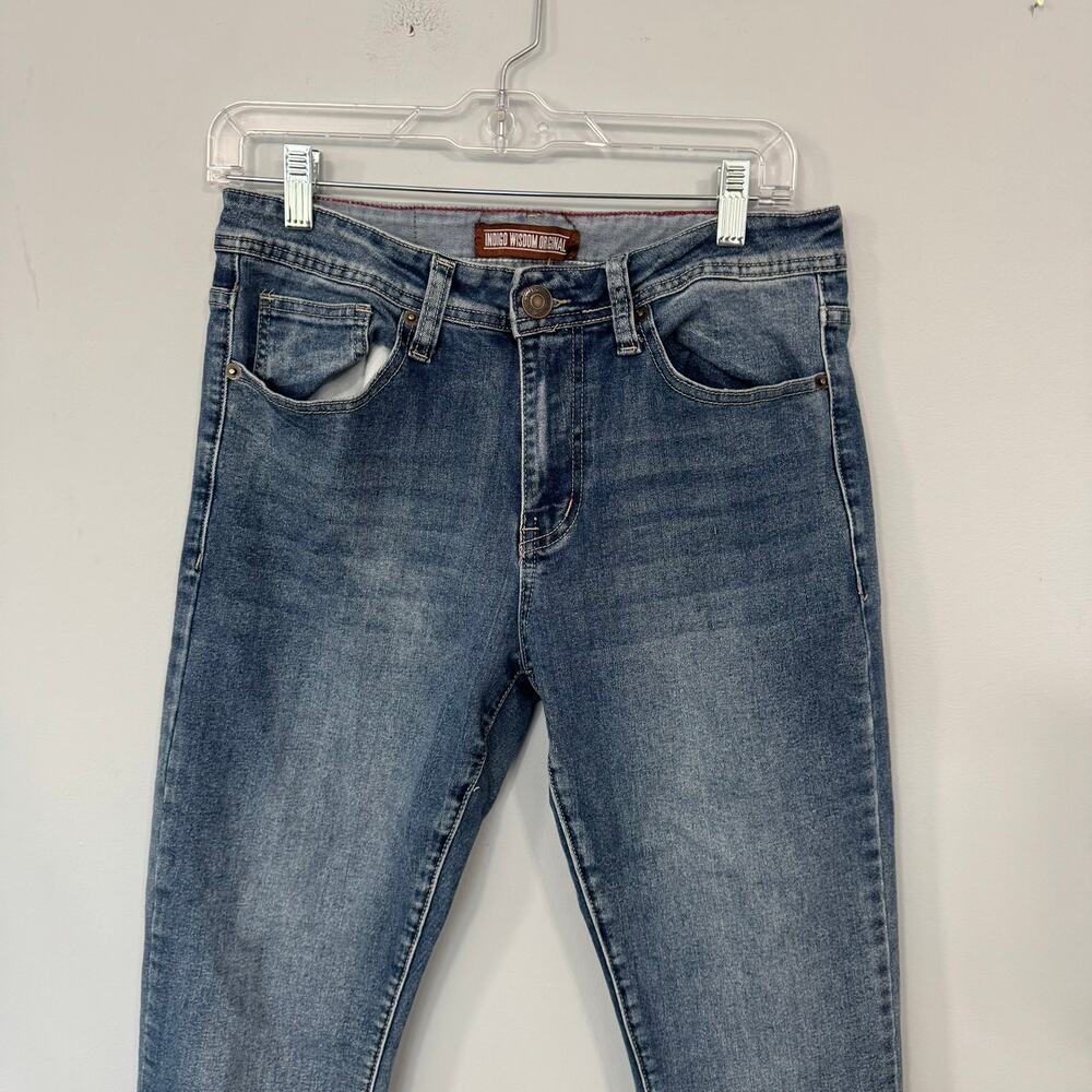 Indigo Wisdom Original Jeans Men's Size 30 W x 32 Skinny Straight Leg - Picture 3 of 7